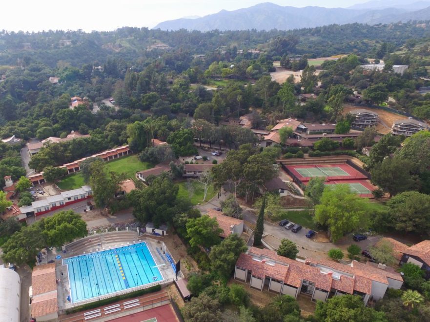 Campus Aerial of Dorms and Residential