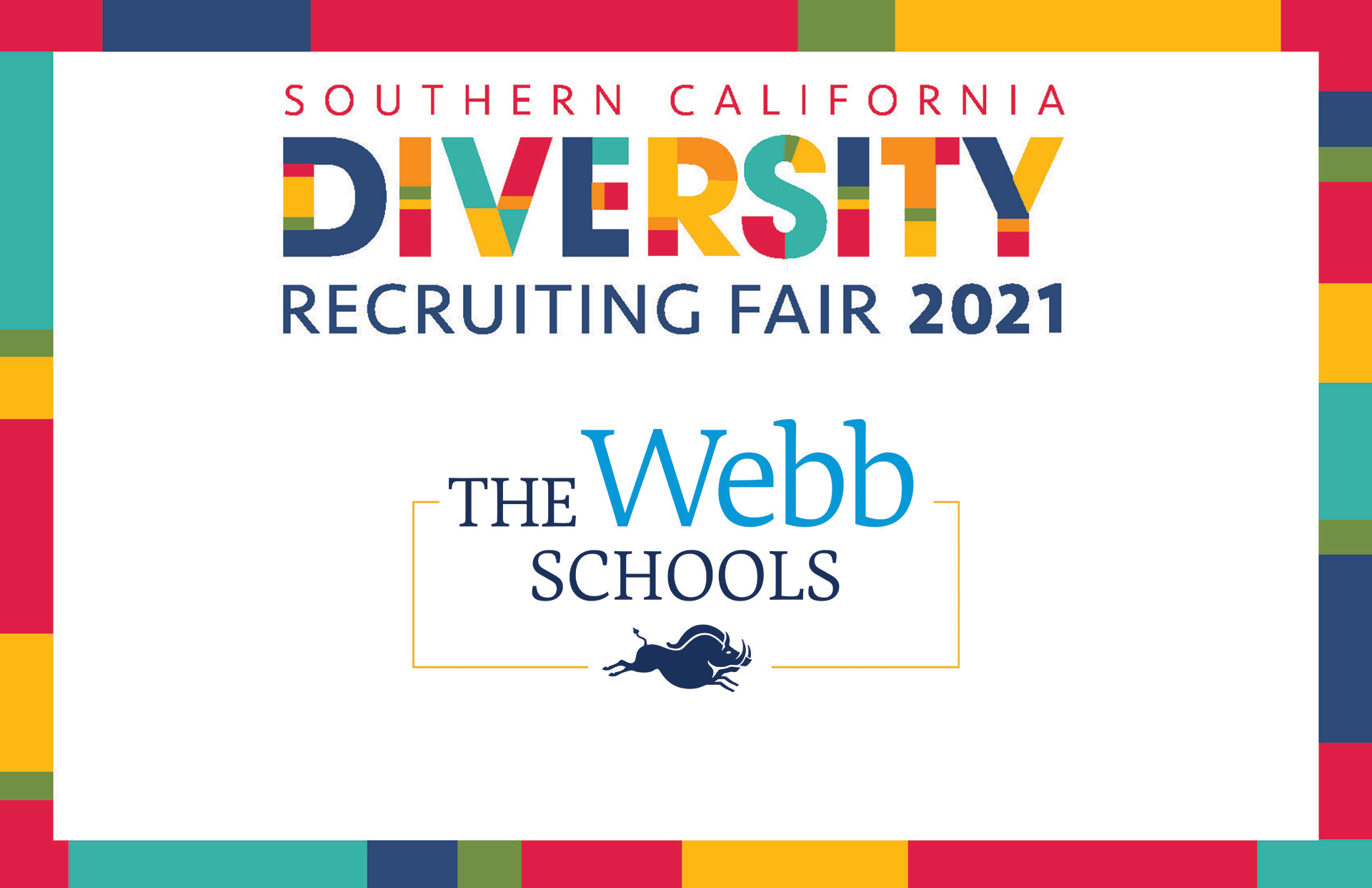 Diversity Recruitment Fair with Webb logo 2021
