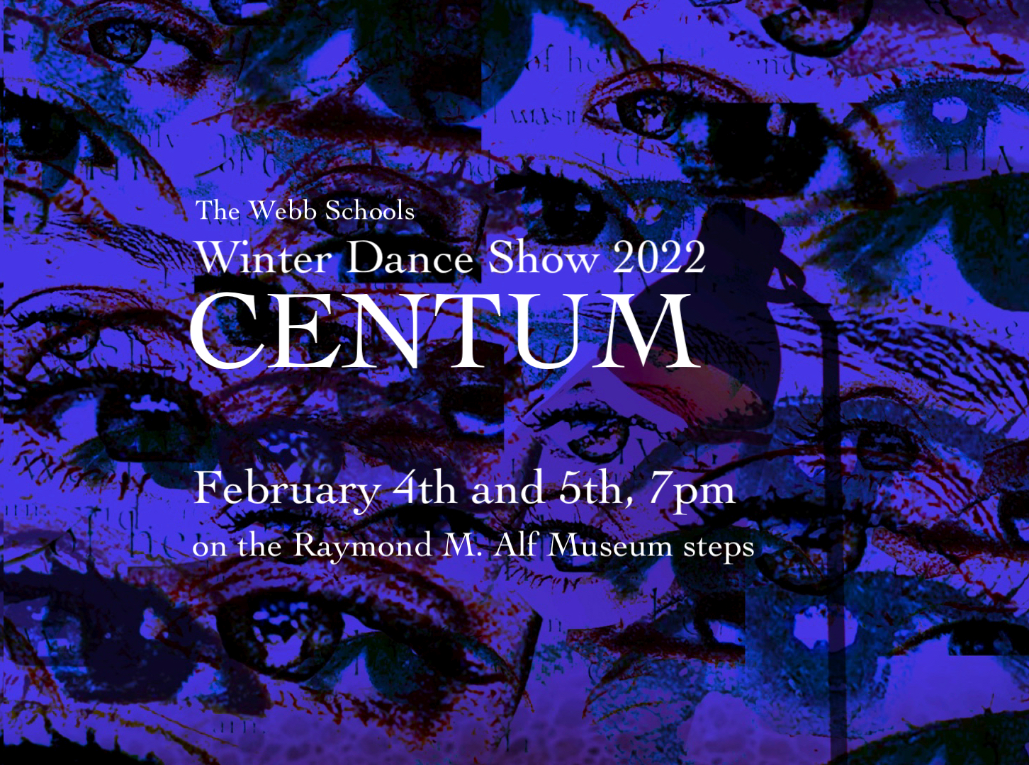 Winter Dance Performance poster art
