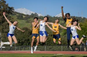 Webb track athletes show how high they can jump