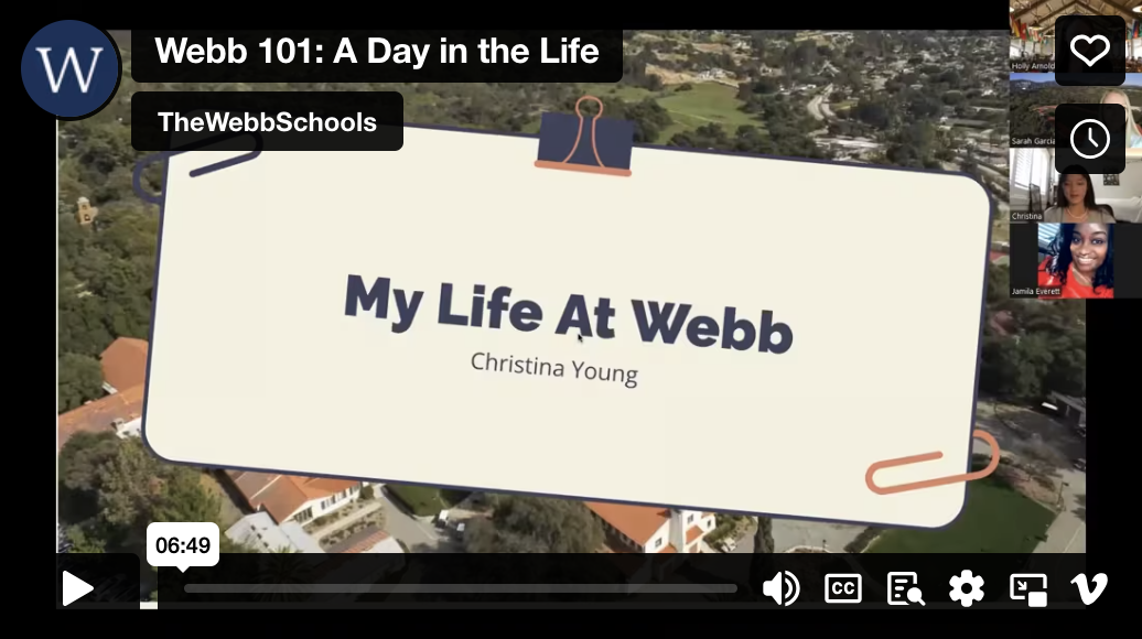 Webb 101 A Day in the Life