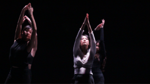Students dancing in the Winter Dance Show